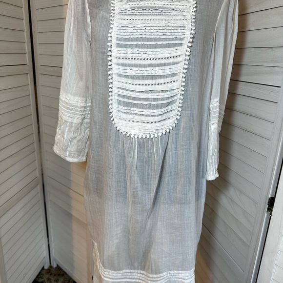 Zara Basics Bohemian Tunic Dress or Cover-up - Picture 5 of 12
